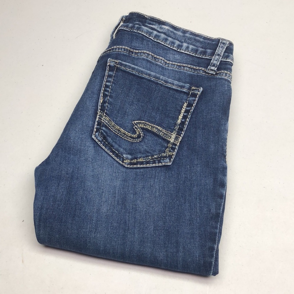SILVER ELYSE SLIM BOOT JEANS 6/28x35 LIKE NEW ⭐️